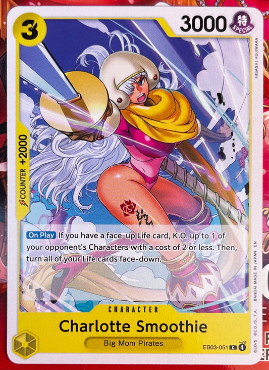 EB03-051 CHARLOTTE SMOOTHIE One Piece Character Card (Yellow) English