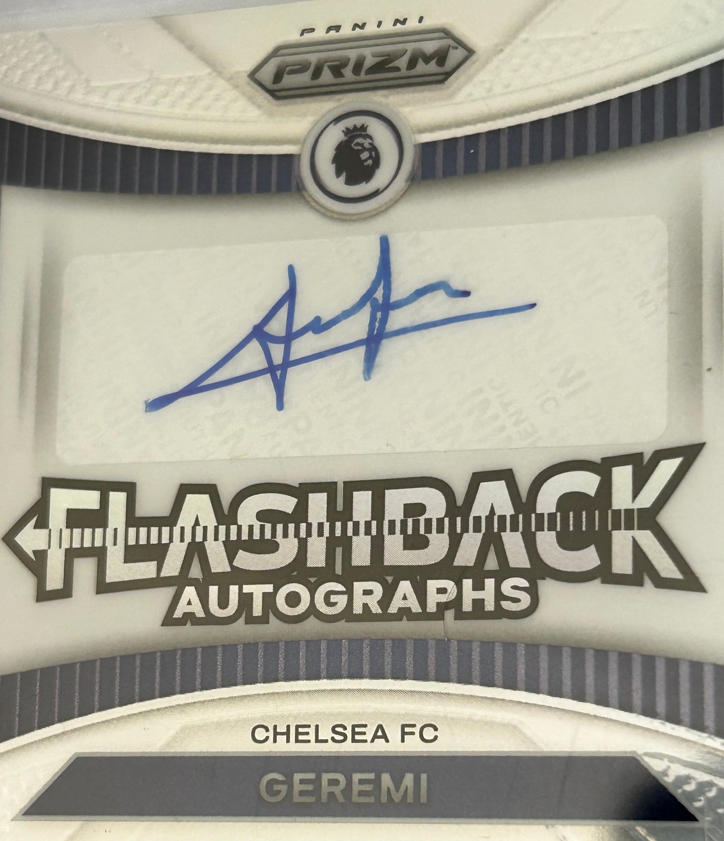 2022-23 Panini Prizm Premier League Soccer - GEREMI (CHELSEA) Flashback Autographs FA-GER *01 of /49 print run*