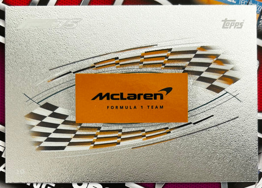 Topps F1 Turbo Attax 2025 - McLAREN Constructors Logo Foil #10