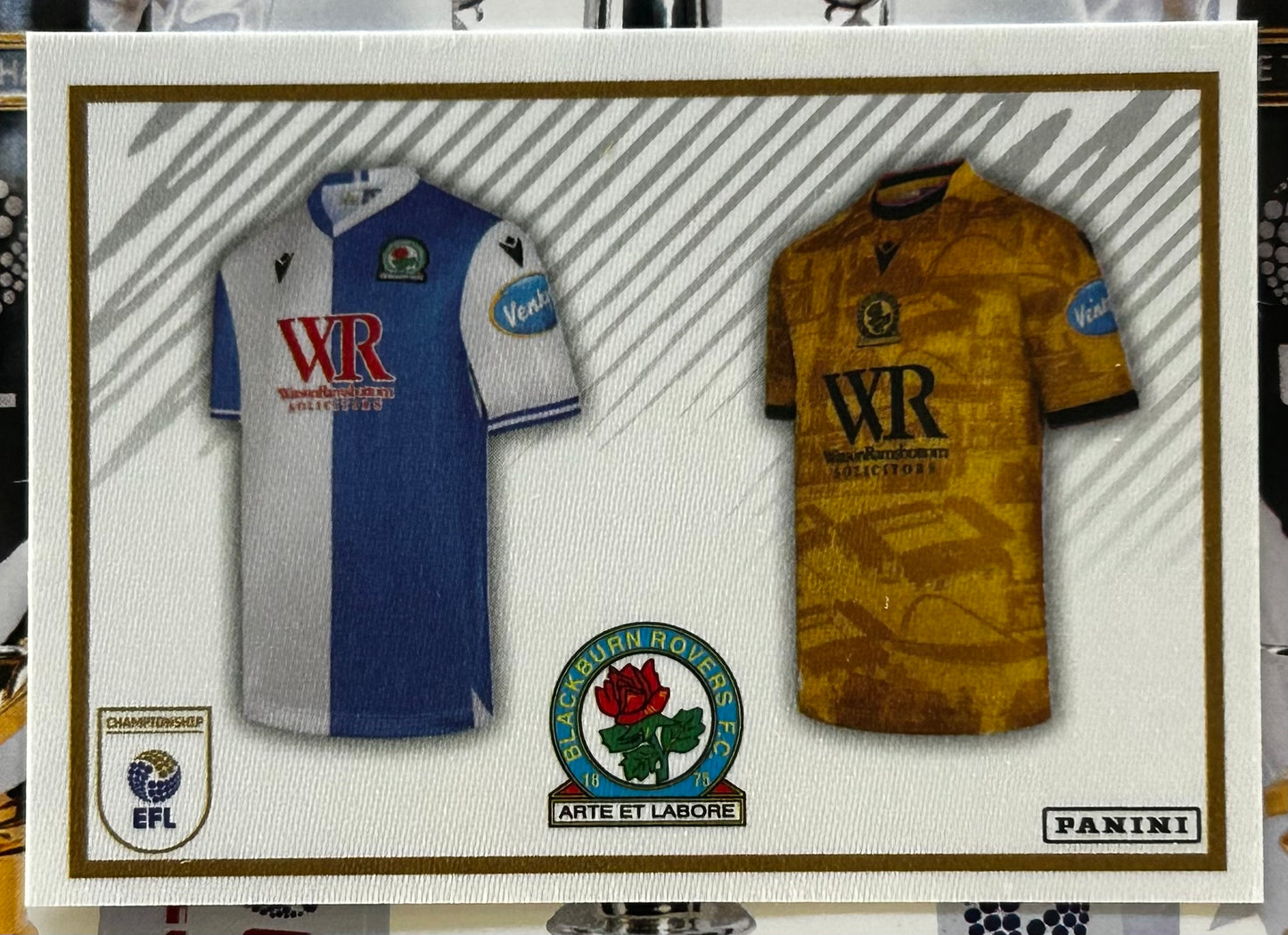 Panini EFL 2025-26 Sticker Collection - Single BLACKBURN ROVERS Stickers (#35 - #52)
