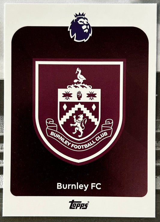 Topps Premier League 2026 Debut Edition - TEAM BADGE (BURNLEY) #307