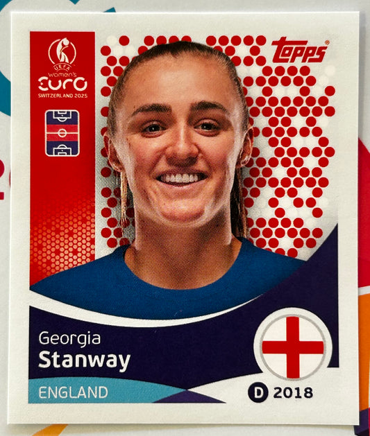 Topps UEFA Women's EURO 2025 Sticker Collection - GEORGIA STANWAY (ENGLAND) #261