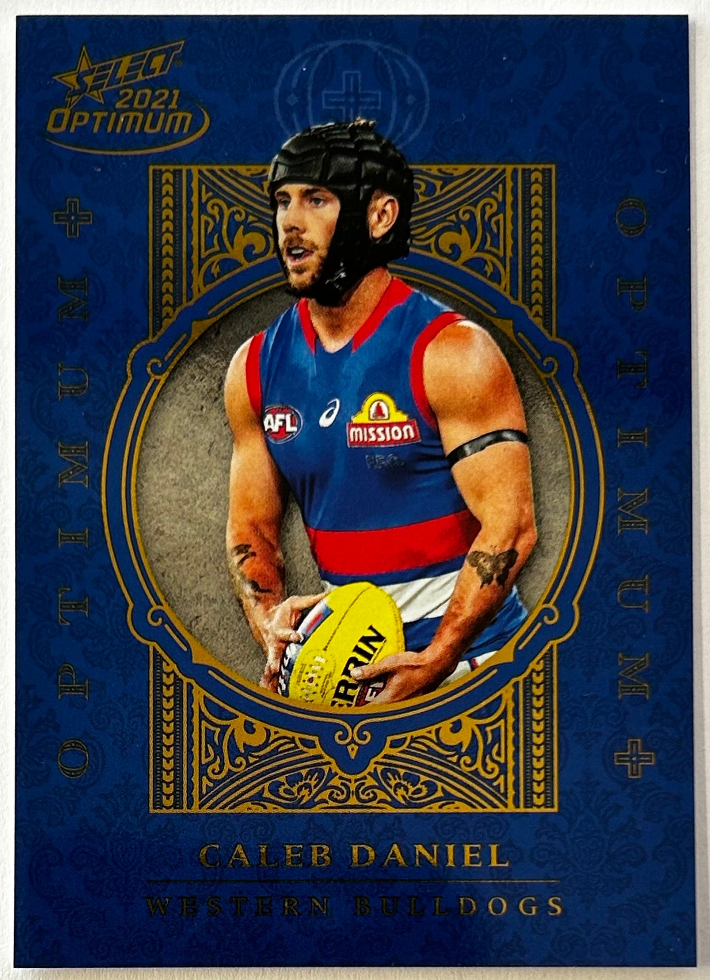 2021 AFL Select Optimum - CALEB DANIEL (WESTERN BULLDOGS) Optimum+ OP157 /455