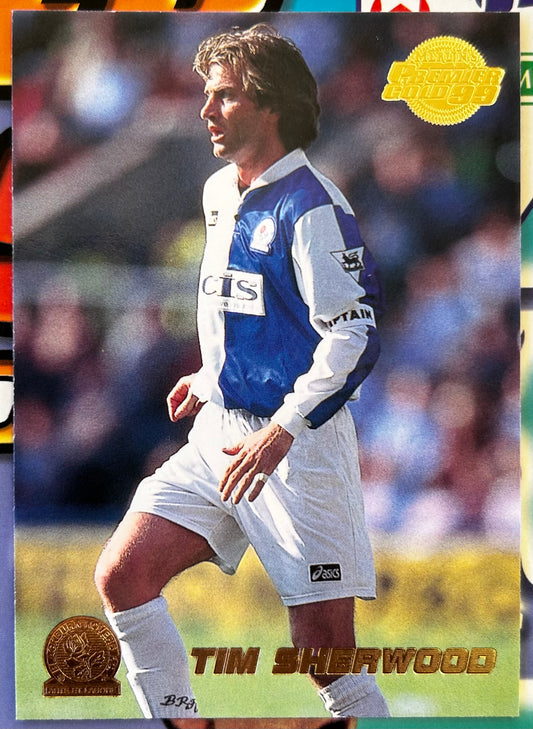 Merlin's Premier Gold 99 Trading Cards - TIM SHERWOOD (BLACKBURN ROVERS) #20