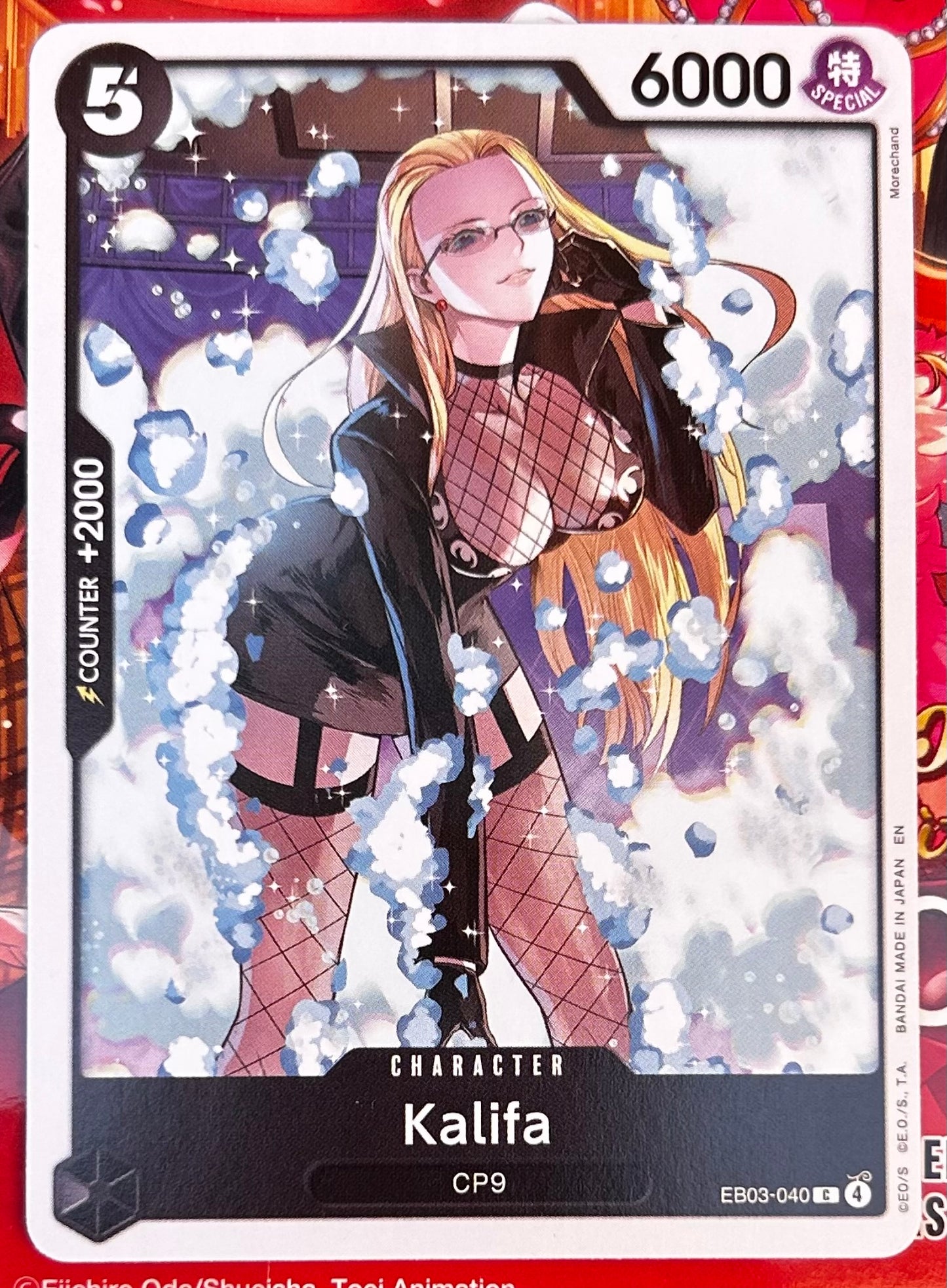 EB03-040 KALIFA One Piece Character Card (Black) English