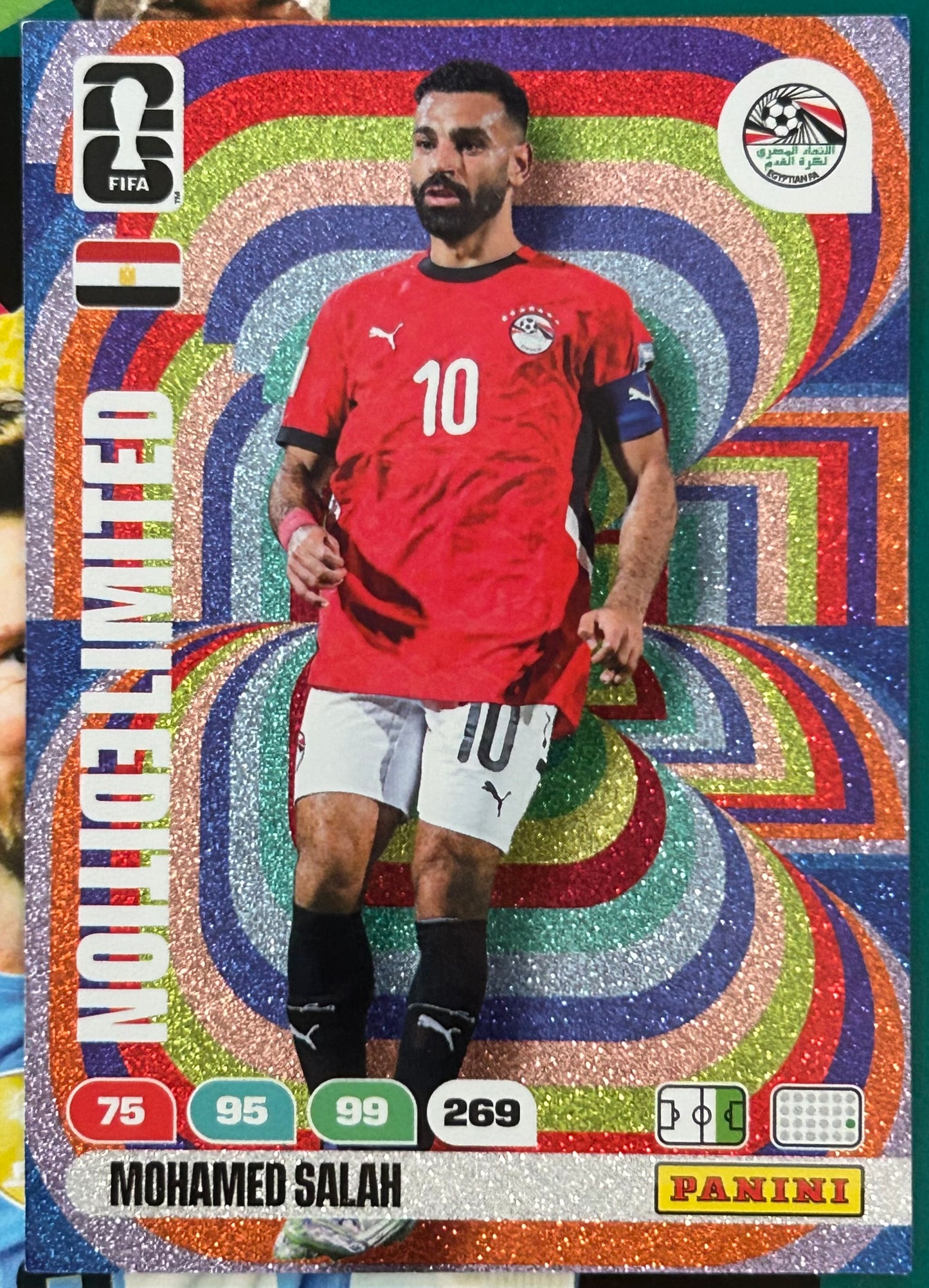 Panini FIFA World Cup 2026 Adrenalyn XL - MOHAMED SALAH (EGYPT) Limited Edition