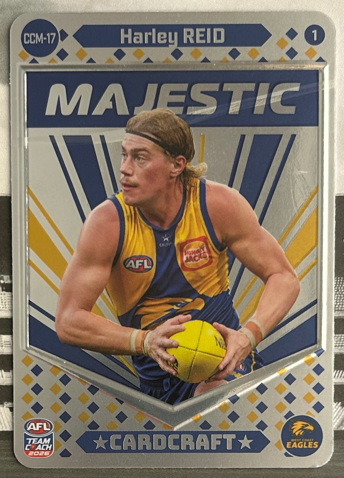 AFL Teamcoach 2026 - HARLEY REID (WEST COAST EAGLES) Majestic Cardcraft CCM-17 #1 *See Condition Notes*
