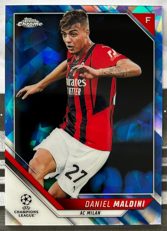 Topps UEFA Chrome Sapphire 2021-22 - DANIEL MALDINI (AC MILAN) #131