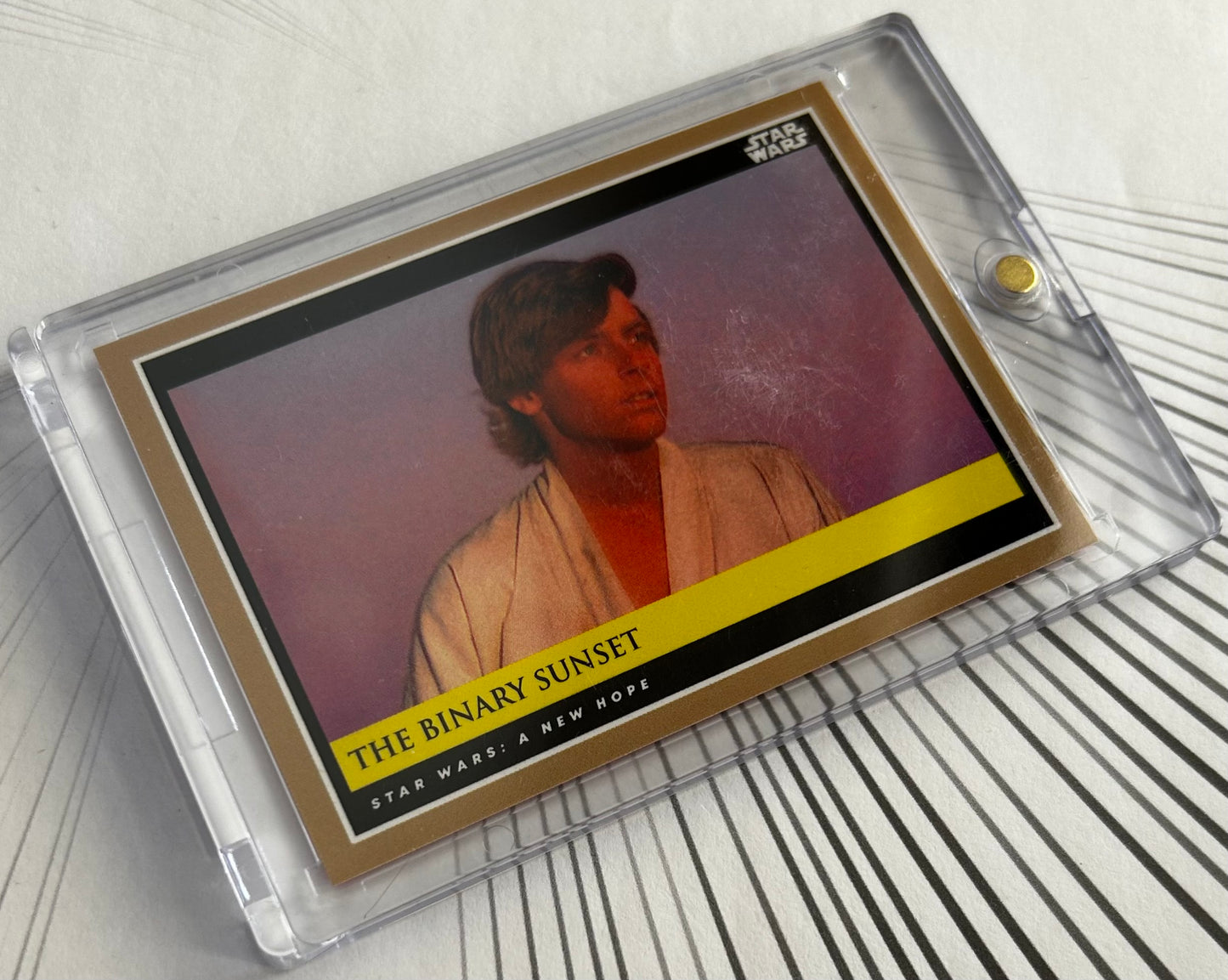Topps Star Wars Galactic Moments - THE BINARY SUNSET (A New Hope) Countdown to Episode IX #8 *Print Run: 480*