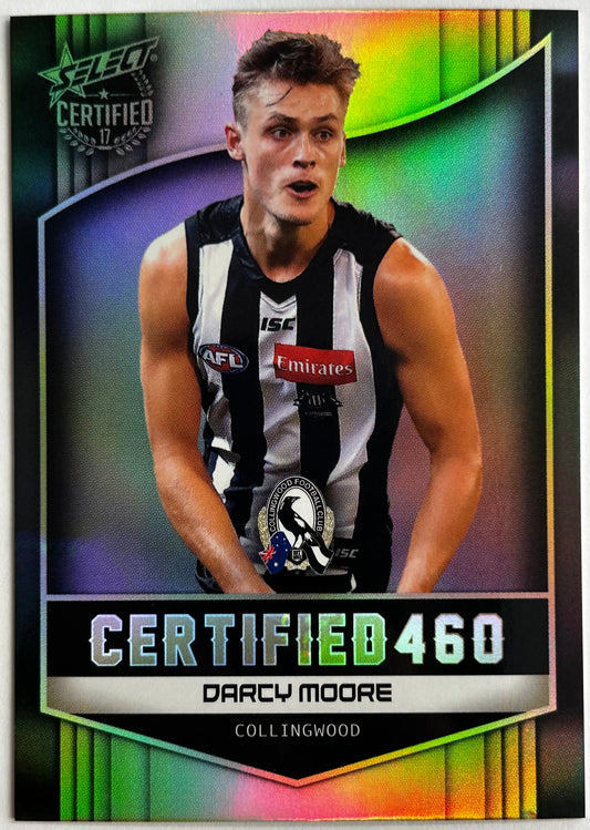 Select AFL 2017 Certified - DARCY MOORE (COLLINGWOOD) Certified 460 C47
