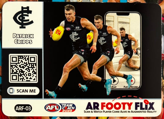 AFL Teamcoach 2025 - PATRICK CRIPPS (CARLTON) AR Footy Flix ARF-03