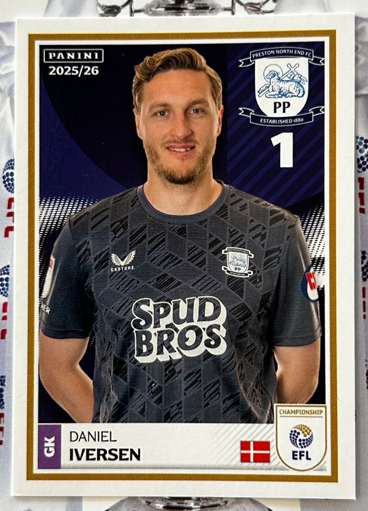 Panini EFL 2025-26 Sticker Collection - Single PRESTON NORTH END Stickers (#293 - #310)