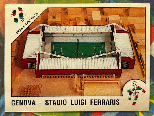 Panini FIFA World Cup Italia 90 Sticker - GENOVA STADIO LUIGI FERRARIS #22