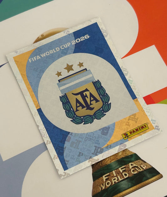 Panini FIFA World Cup 2026 Official Sticker Collection - EMBLEM (ARGENTINA) Foil Sticker ARG1