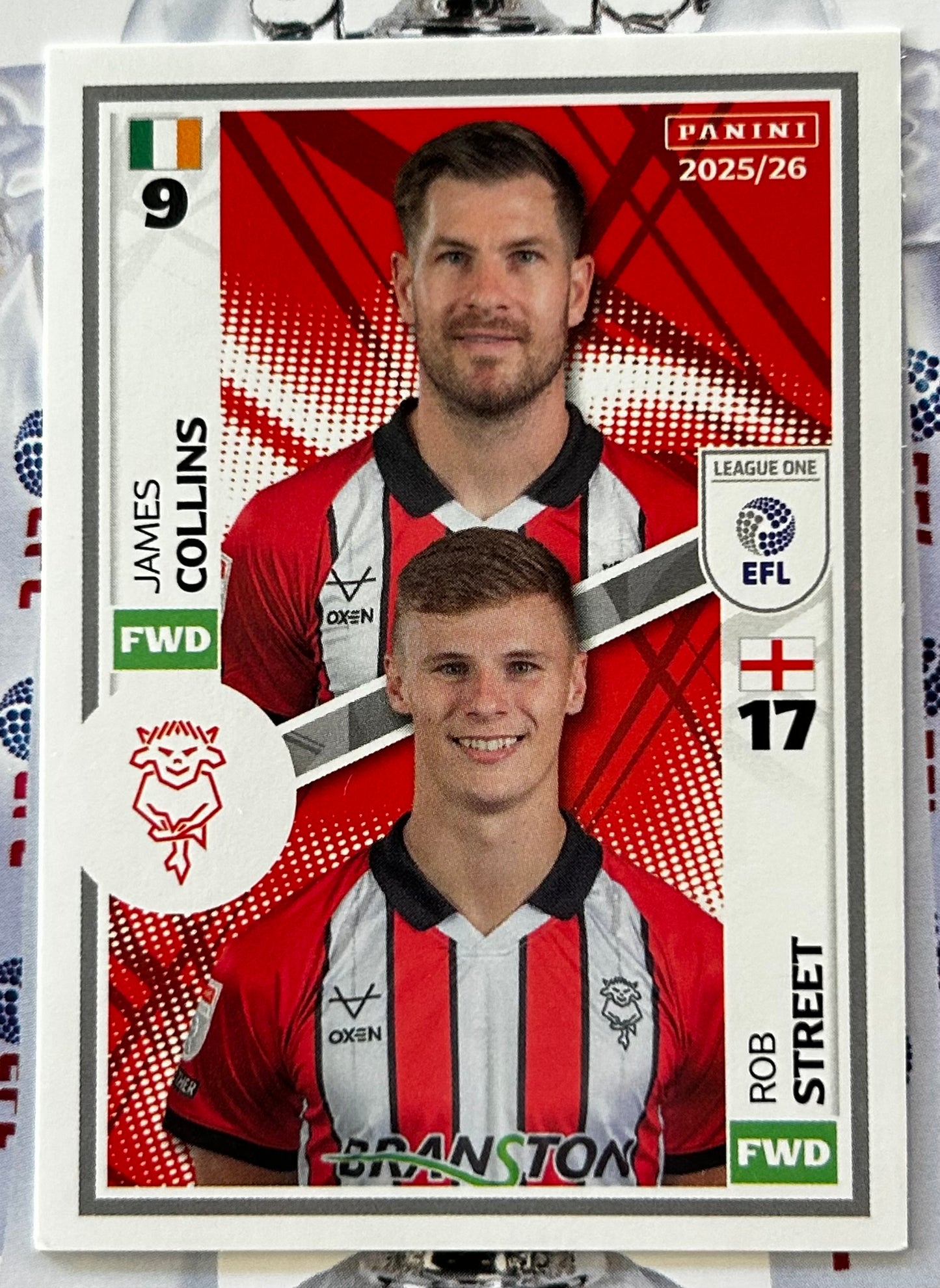 Panini EFL 2025-26 Sticker Collection - Single LEAGUE ONE Stickers (#533 - #580)