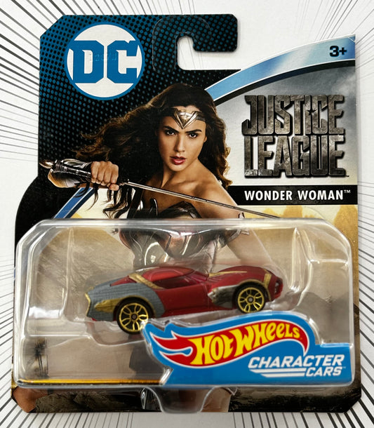 Mattel Hot Wheels Diecast Character Cars 1:64 - Wonder Woman DC Justice League