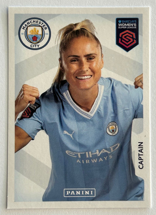 Panini Barclays Women's Super League 2024 - HOUGHTON (MANCHESTER CITY) Captain Sticker #10