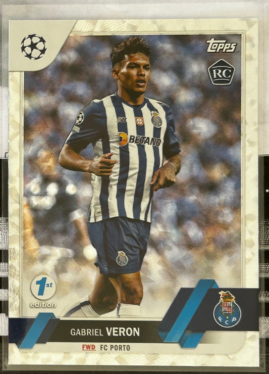 Topps UEFA Club Competitions 1st Edition 2022-23 - GABRIEL VERON (FC PORTO) Starball Rookie RC #76