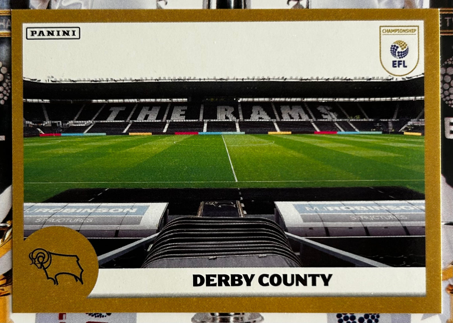 Panini EFL 2025-26 Sticker Collection - Single DERBY COUNTY Stickers (#107 - #124)