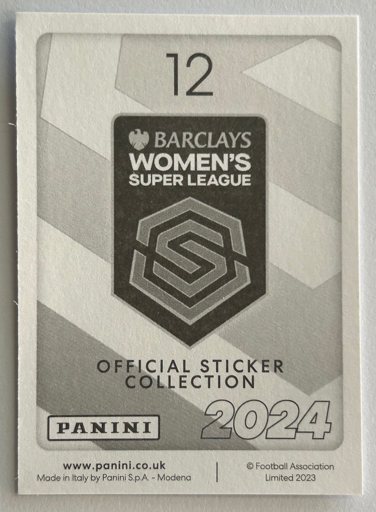 Panini Barclays Women's Super League 2024 - ENGLAND (TOTTENHAM HOTSPUR) Captain Sticker #12