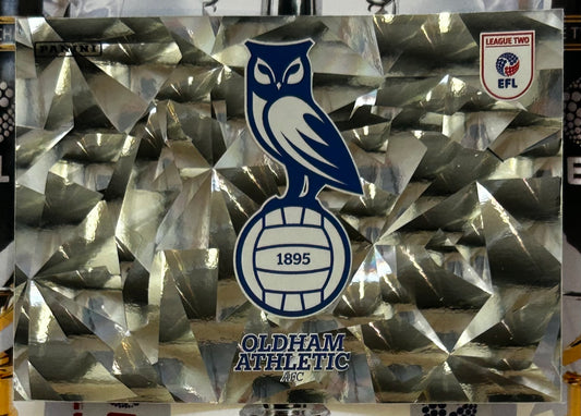 Panini EFL 2025-26 Sticker Collection - CLUB CREST (OLDHAM ATHLETIC AFC) #765