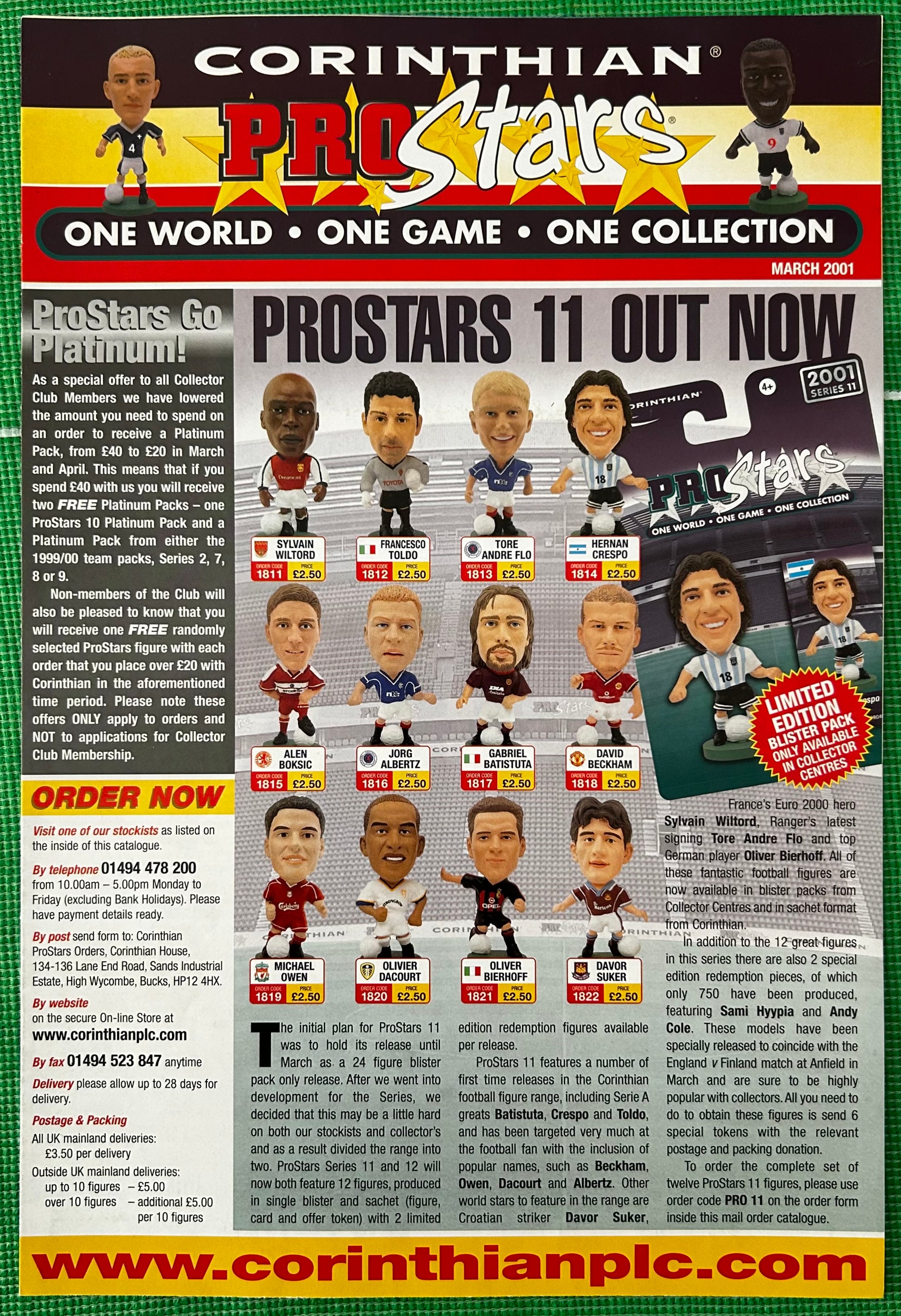Corinthian ProStars Mail Order Catalogue - March 2001 – JaqJnr