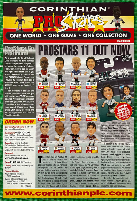 Corinthian ProStars Mail Order Catalogue - March 2001