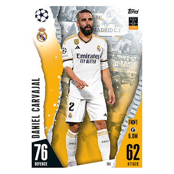 Topps 2023-24 Match Attax UEFA Single REAL MADRID Cards (#136 - #153)