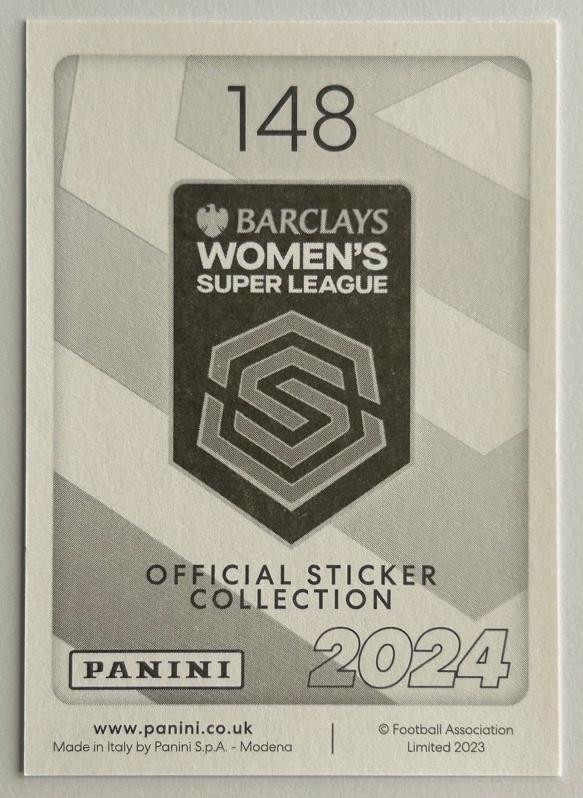 Panini Barclays Women's Super League 2024 - Single EVERTON Stickers (#135 - #151)