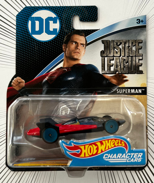 Mattel Hot Wheels Diecast Character Cars 1:64 - Superman DC Justice League