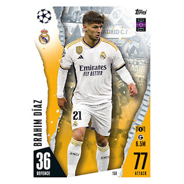 Topps 2023-24 Match Attax UEFA Single REAL MADRID Cards (#136 - #153)