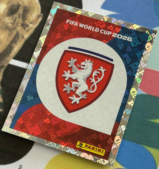 Panini FIFA World Cup 2026 Official Sticker Collection - EMBLEM (CZECHIA) Foil Sticker CZE1