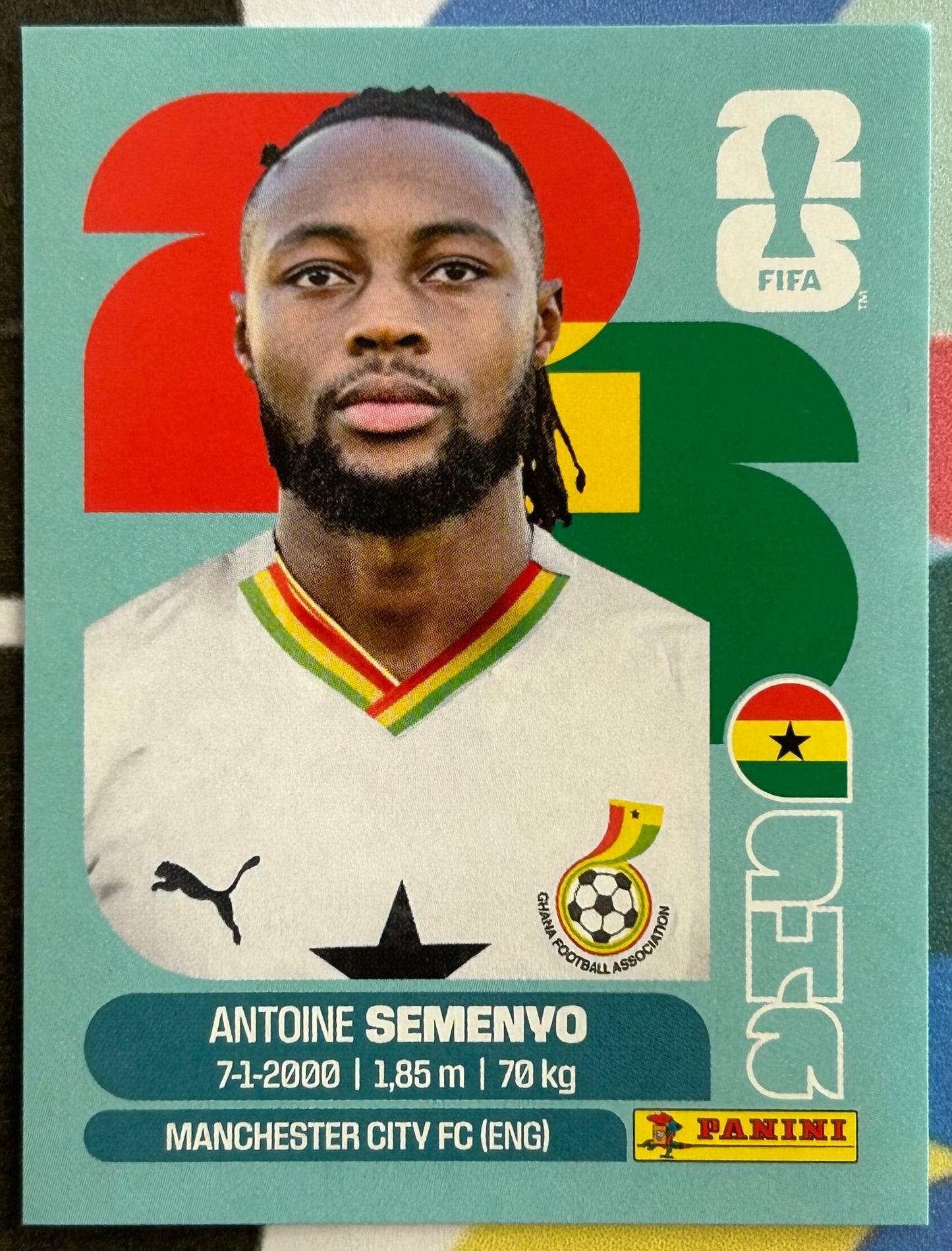 Panini FIFA World Cup 2026 Official Sticker Collection - ANTOINE SEMENYO (GHANA) GHA20