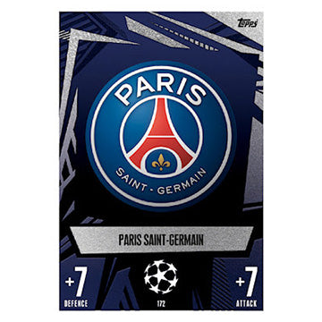 Topps 2023-24 Match Attax UEFA Single PARIS SAINT-GERMAIN Cards (#172 - #189)