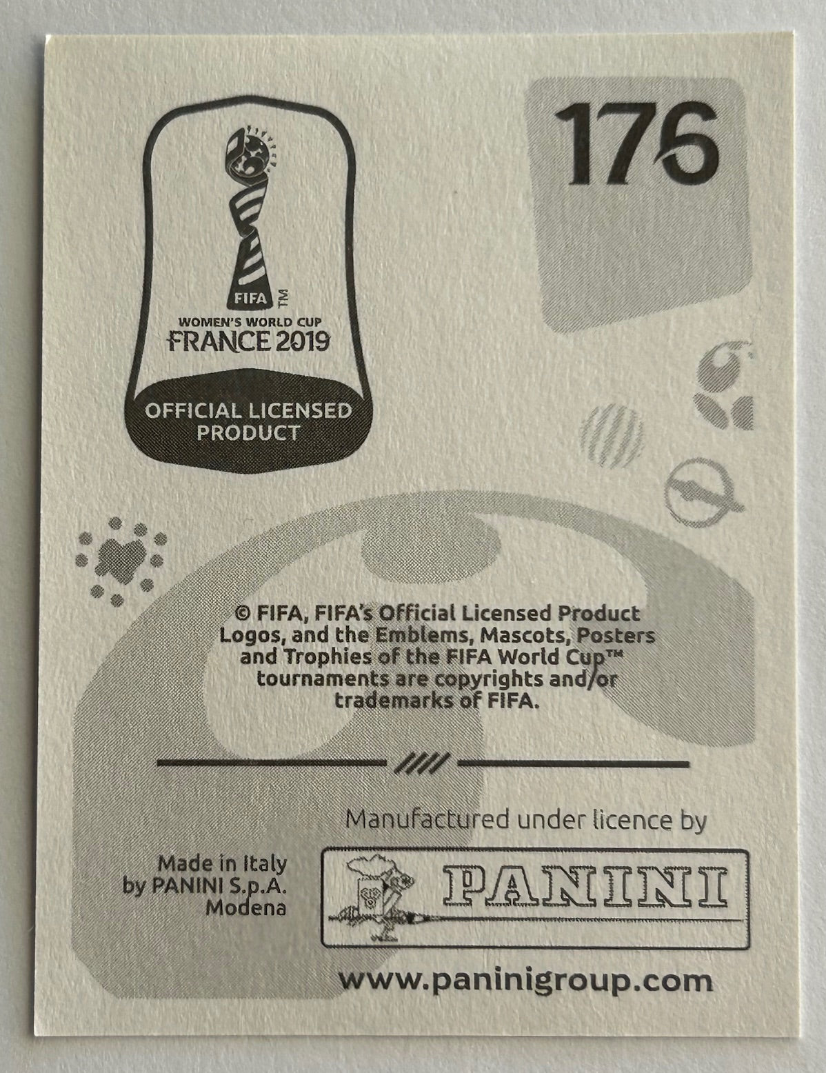 Panini FIFA Women's World Cup France 2019 - TEAM BADGE (AUSTRALIA) Sticker #176