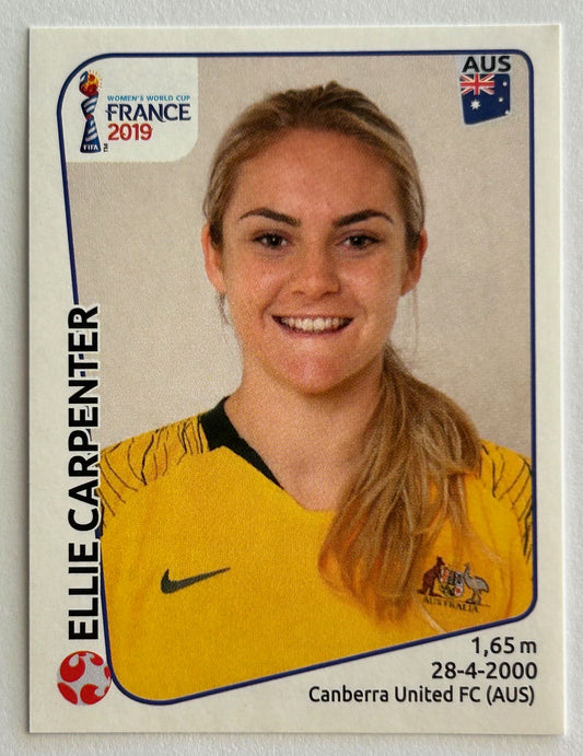 Panini FIFA Women's World Cup France 2019 - ELLIE CARPENTER (AUSTRALIA) Rookie RC Sticker #180