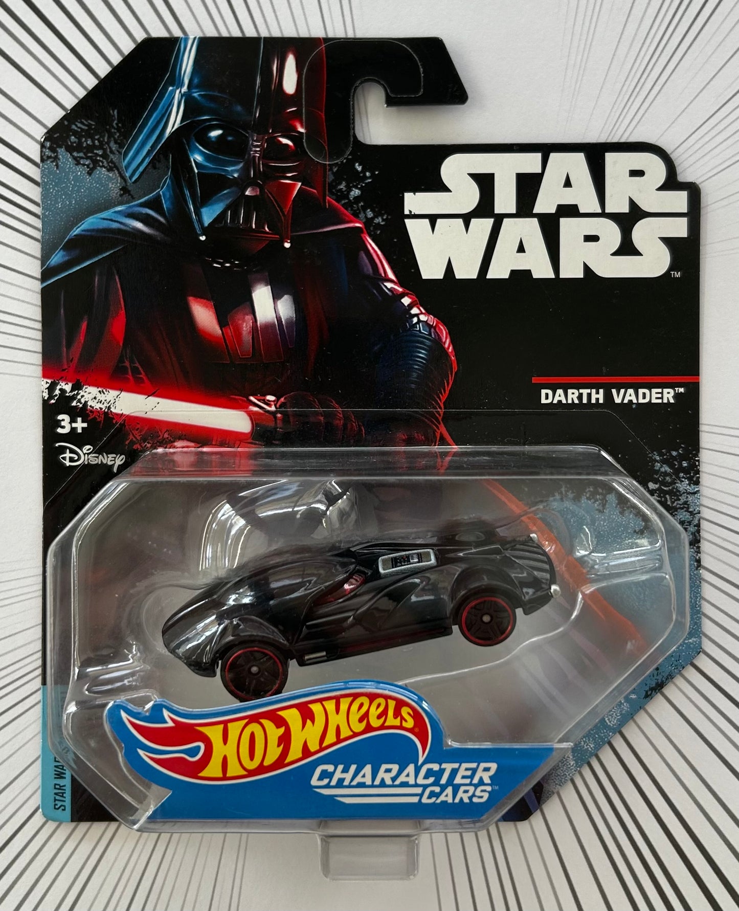 Mattel Hot Wheels Diecast Character Cars 1:64 - Darth Vader Star Wars