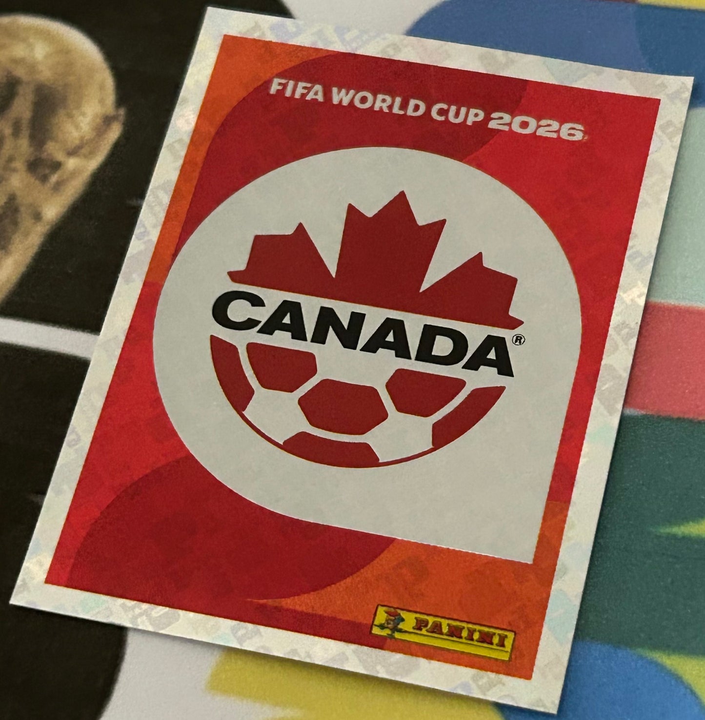 Panini FIFA World Cup 2026 Official Sticker Collection - EMBLEM (CANADA) Foil Sticker CAN1