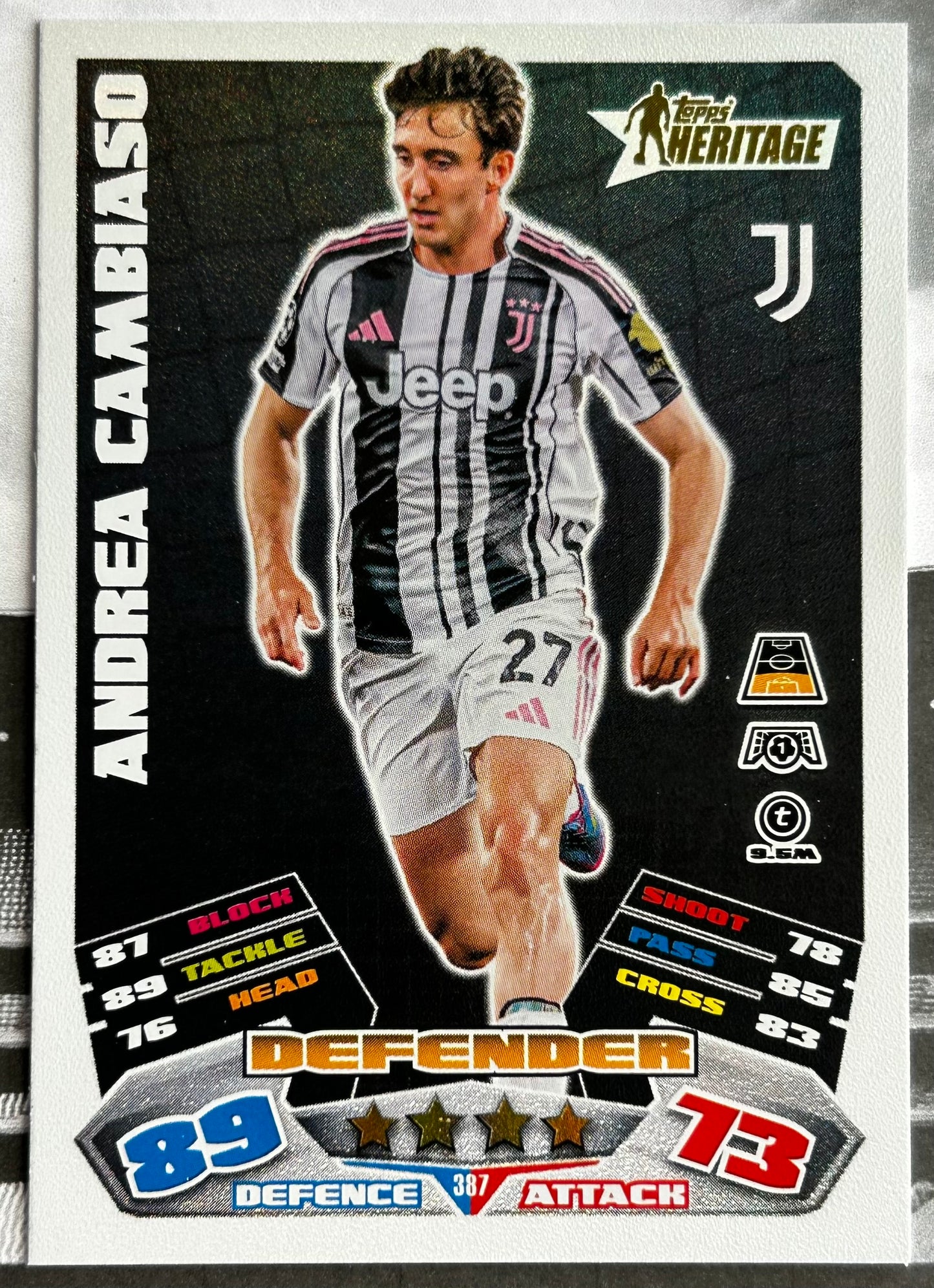 2025-26 Topps UCC Match Attax - HERITAGE Rainbow Plus Foil (#379-#405) 1:3 packs