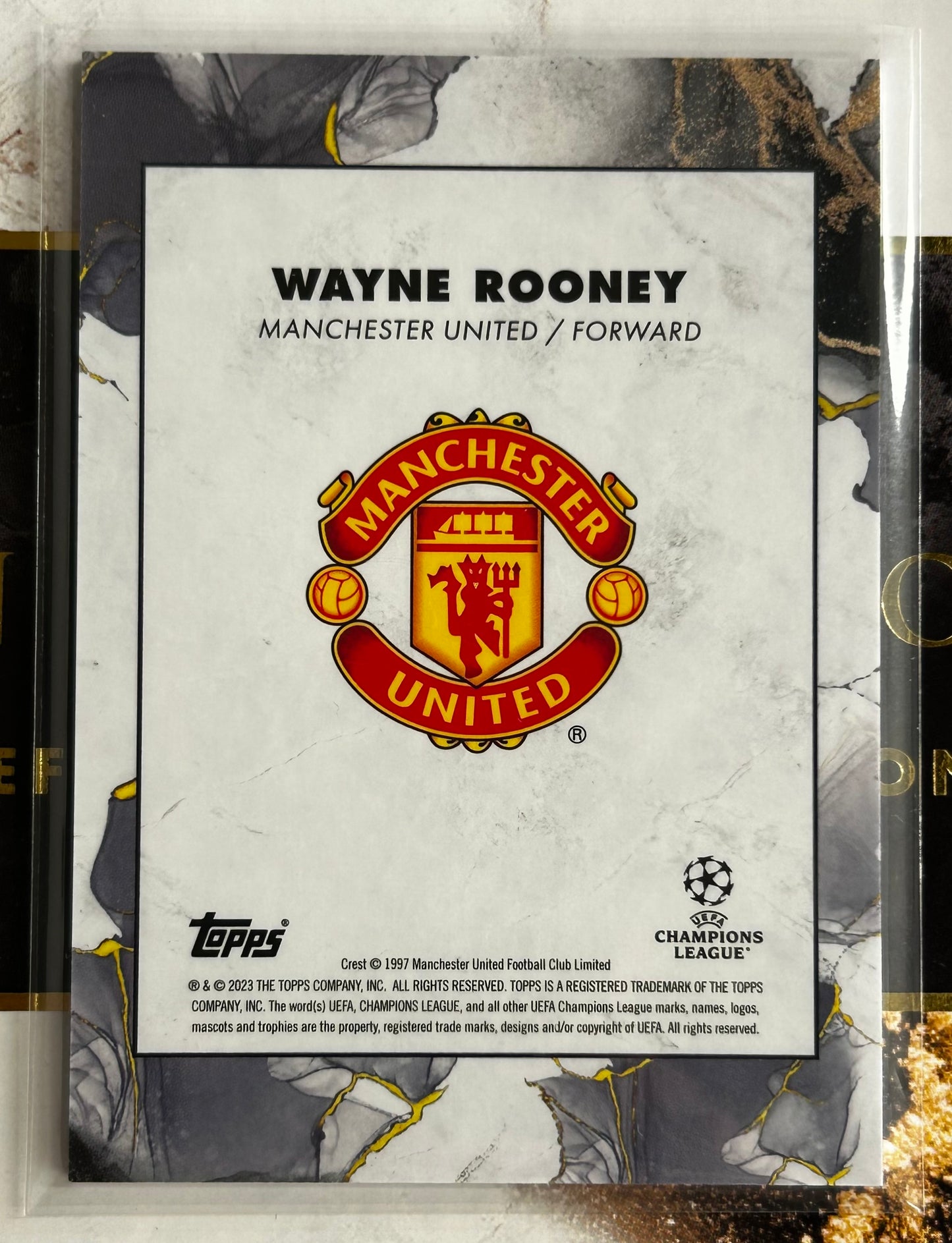 Topps UEFA Inception 2023 - WAYNE ROONEY (MANCHESTER UNITED) Legacy