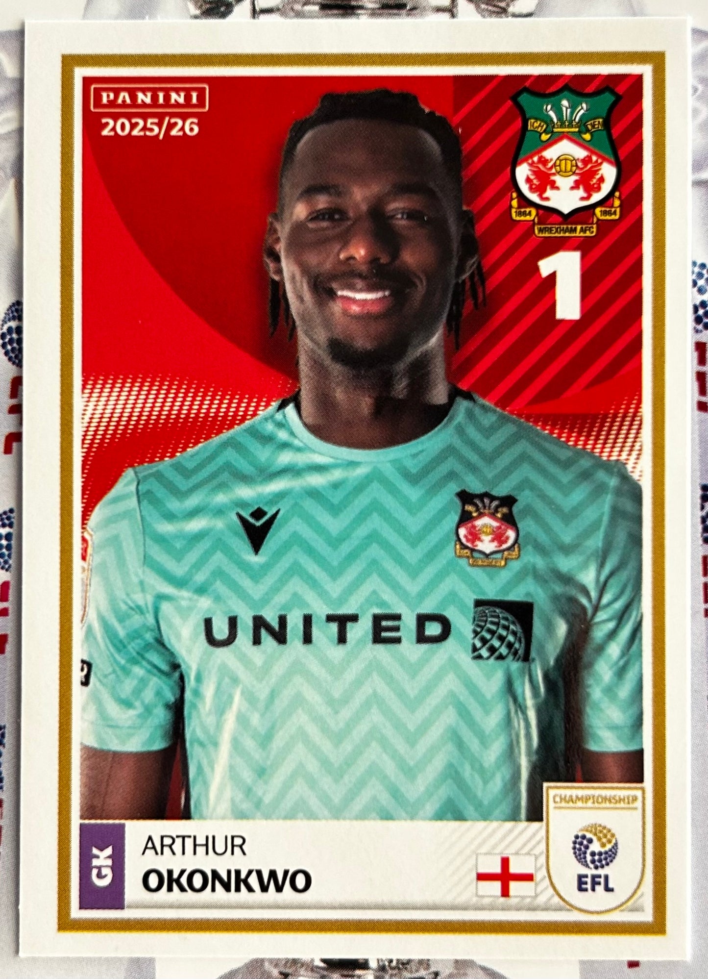 Panini EFL 2025-26 Sticker Collection - Single WREXHAM Stickers (#455 - #472)