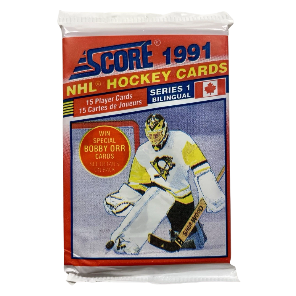 1991 Score NHL Hockey Cards Series 1 - Trading Card Packets *Bilingual*