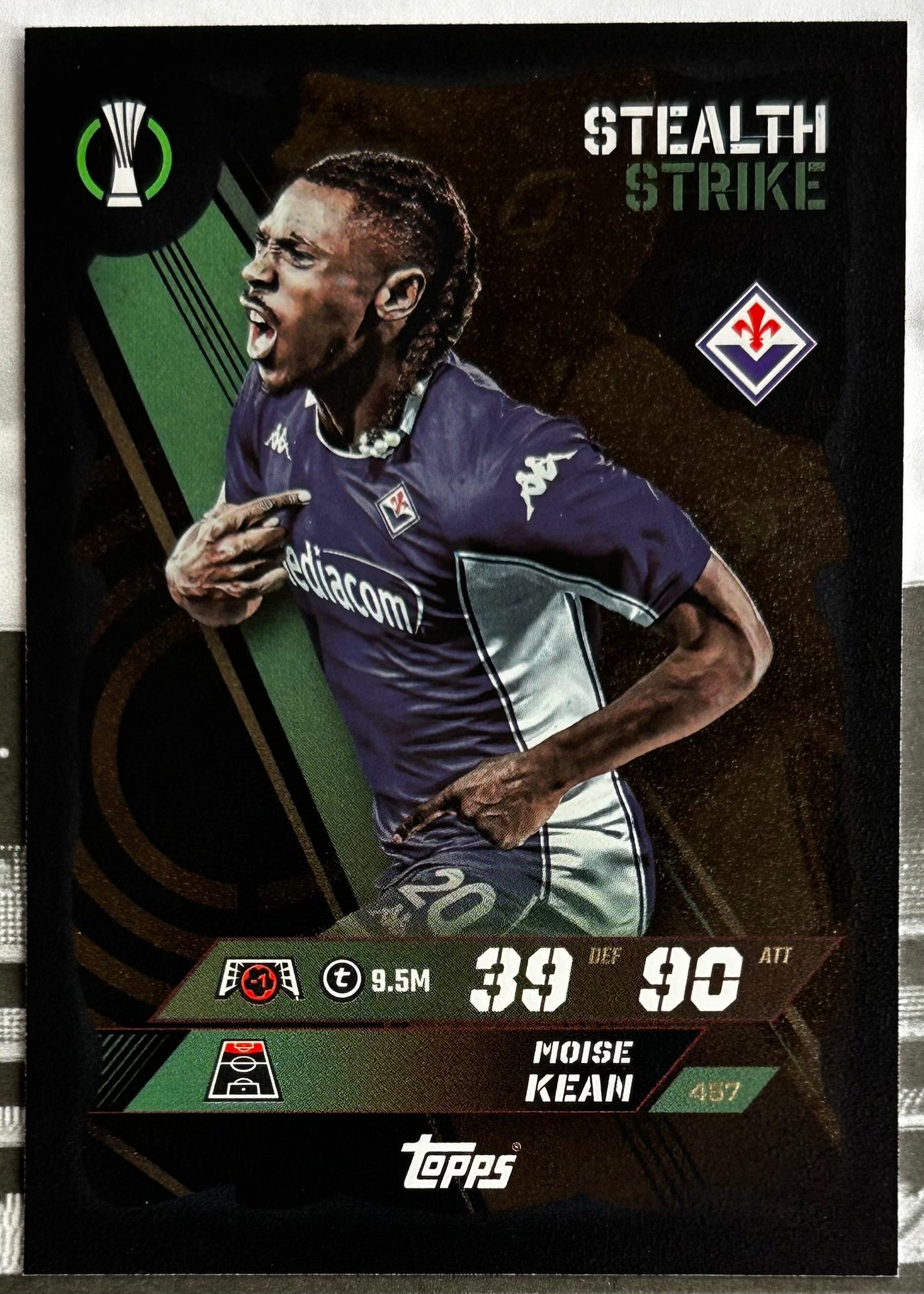 2025-26 Topps UCC Match Attax - STEALTH STRIKE Holographic Foil (#442-#459) 1:2 packs