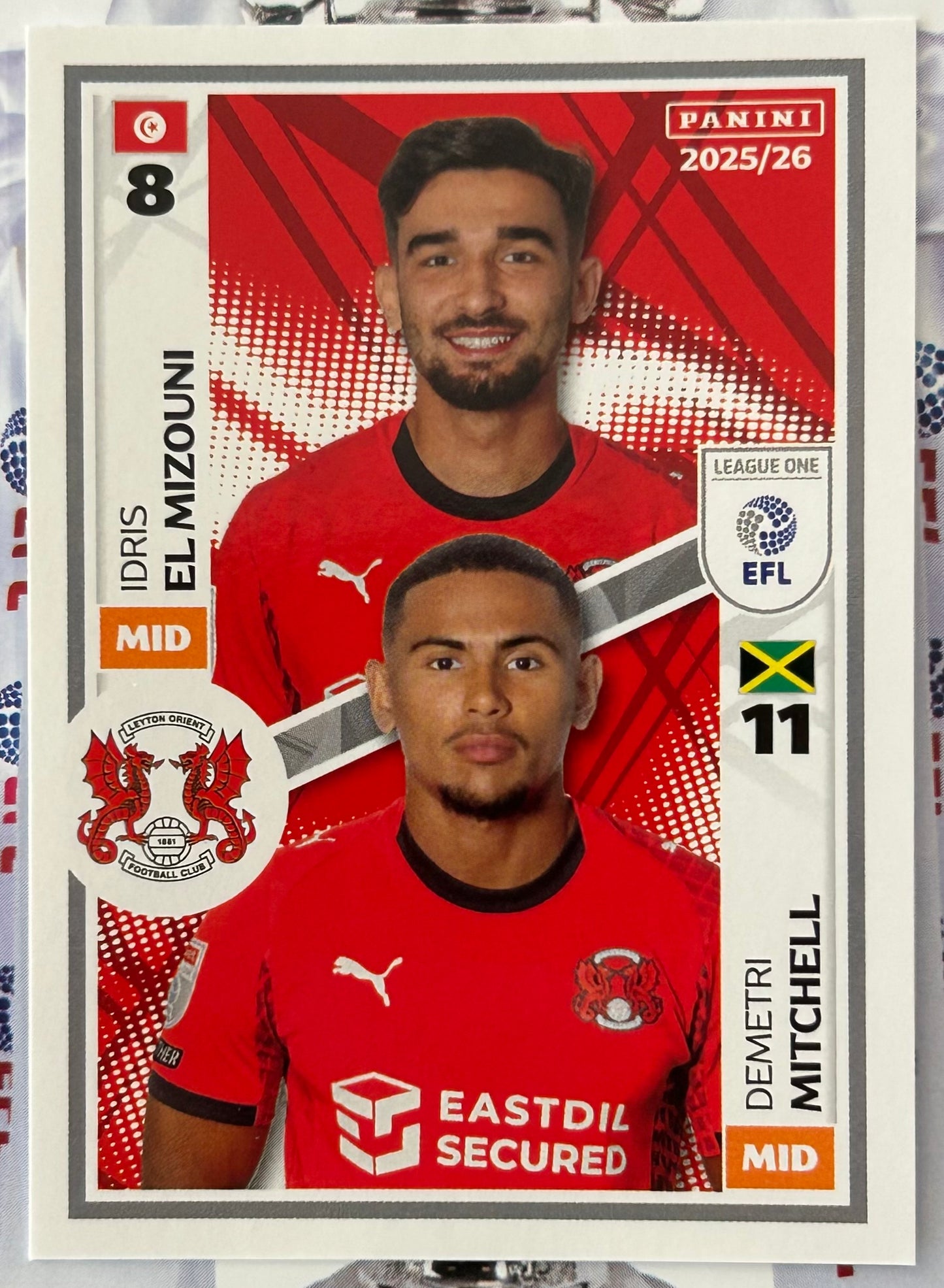 Panini EFL 2025-26 Sticker Collection - Single LEAGUE ONE Stickers (#533 - #580)