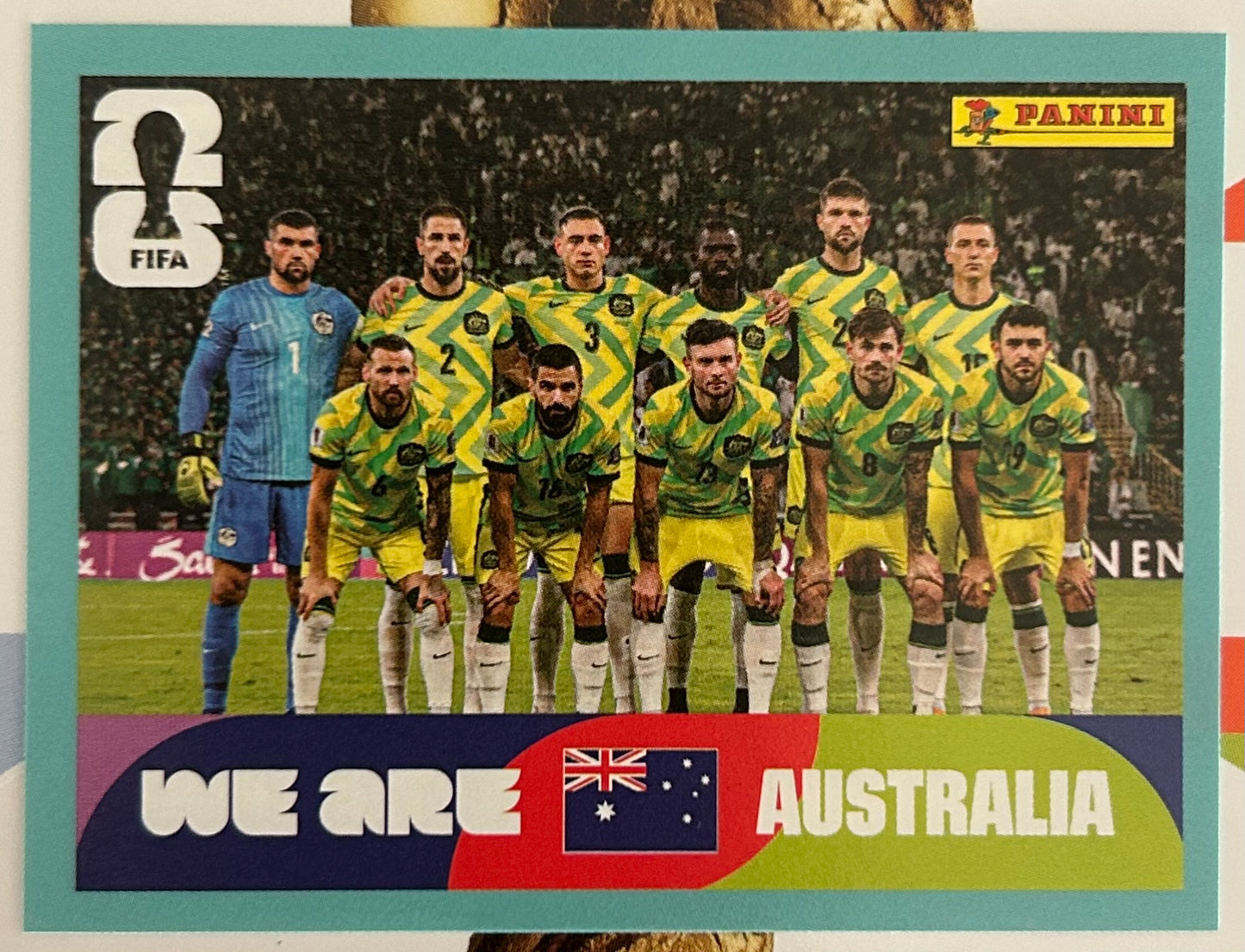 Panini FIFA World Cup 2026 Official Sticker Collection - TEAM PHOTO (AUSTRALIA) AUS13