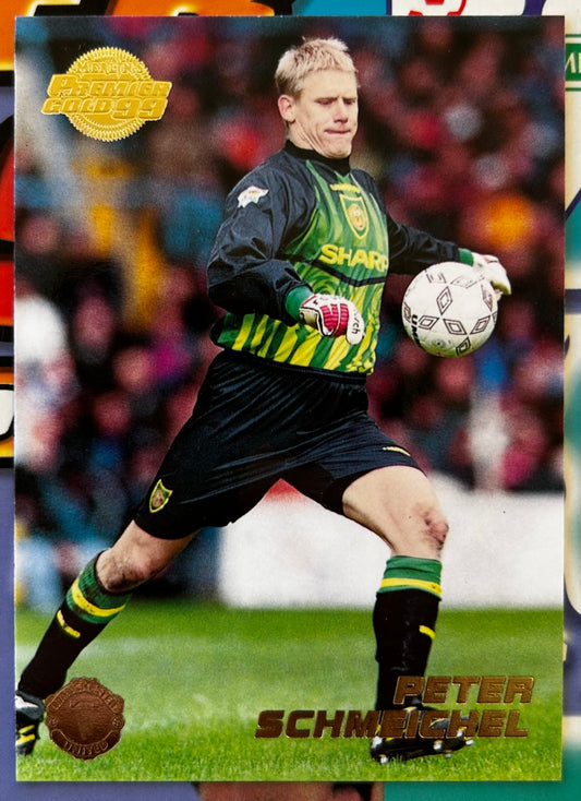Merlin's Premier Gold 99 Trading Cards - PETER SCHMEICHEL (MANCHESTER UNITED) #84