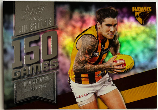 2020 AFL Select Prestige - CHAD WINGARD (HAWTHORN) Milestones MG454 /200