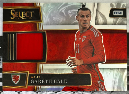 2022-23 Panini Select FIFA Soccer - GARETH BALE (WALES) Player-Worn Patch #SM-GBE