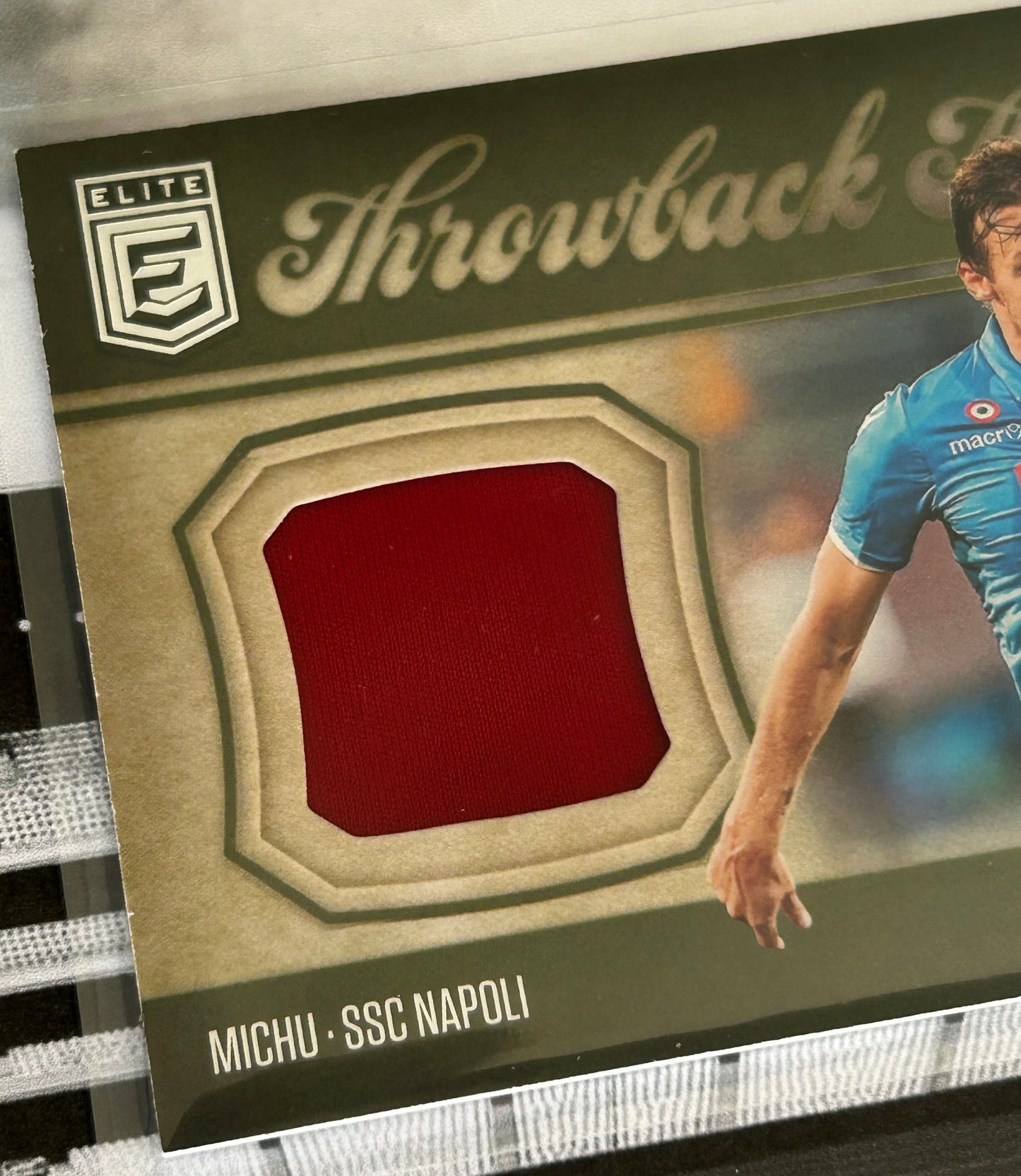 2019-20 Panini Chronicles Elite Soccer - MICHU (SSC NAPOLI) Throwback Threads Patch ET-M