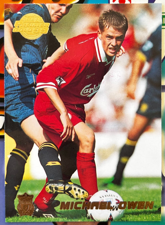 Merlin's Premier Gold 99 Trading Cards - MICHAEL OWEN (LIVERPOOL) Rookie RC #83